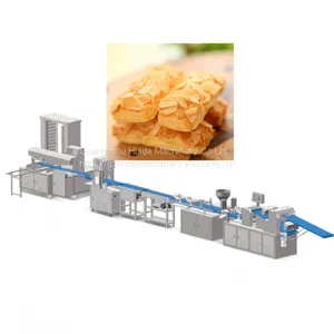 Commercial High-productivity Short Bread Pastry Reversible Puff Processing Machine Dough Sheeter Snack Extruder Making Machine thumbnail-1
