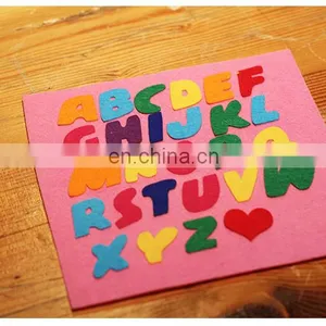 Wholesale Die Cut Cheapest Price Felt Numbers Alphabet Letters for Children From China Supplier thumbnail-4