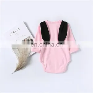 Wholesale Cotton Baby Romper Baby Long Sleeve Rompers thumbnail-4