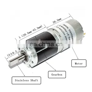 12v 60rpm Geared Motor for Beverage Cup Sealing Machine thumbnail-6