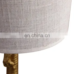 Popular Design Coconut Tree Shape Lovely Gold Monkey Decorative Resin Retro Nightstand Lamps thumbnail-5