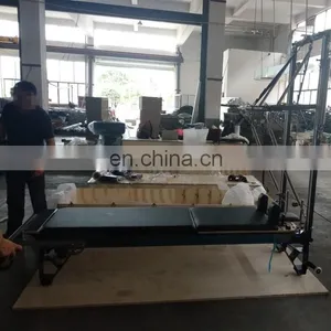 Hot Selling Pilates Reformer Machine in Aluminium With Tower Home Folding Reformer Pilates Equipment With Half Trapeze SNP03 thumbnail-4