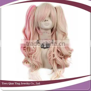 Hot Selling Japanese Hatsune Miku Lolita Pink Ponytail Cosplay Wig thumbnail-2