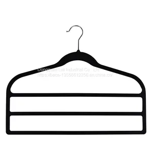 Various Styles Rose Gold Hook Flocking Hanger Non-Skid Velvet Hanger thumbnail-3