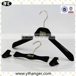 Luxury Matches Velvet Hanger With Gold Hardware thumbnail-4