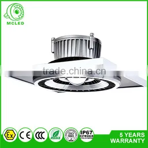 MCLED ATEX MF-TH-50W Bridgelux IP 67 LED Gas Station Light Fixture of Ceiling Explosion Proof Light thumbnail-2