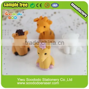 3D Animal Shaped Eraser Stationery Set thumbnail-1