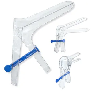 Disposable Medical Sterile Plastic Vaginal Speculum S, M, L With Lock Stick thumbnail-1