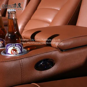 High End VIP Home Cinema Sofa Chair Electric Recliner Armchair Private Theater Furniture Power Modern Recliners Sofa thumbnail-4