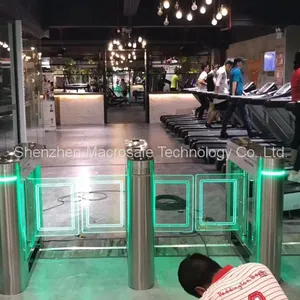 Gym Turnstiles Stadium Turnstile Access Control RFID Gate for Swinging Pools/fitness Club thumbnail-4
