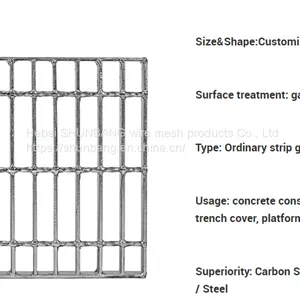 Hot Dip Galvanized Steel Grating/contruction Materials thumbnail-1