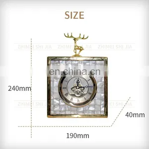 Home Decoration Modern Wall Clock For Man Table Clock thumbnail-2