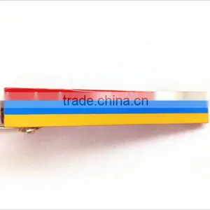 Rainbow Tie Clip With Custom Logo Make Your Own Tie Clip Bow Tie Clip Custom Tie Clip Manufacturers thumbnail-1
