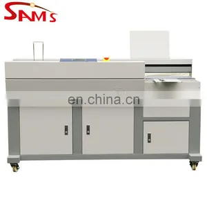 Frequently Used Perfect Binder Automatic Gluing Book Binding Cutting Machine thumbnail-1