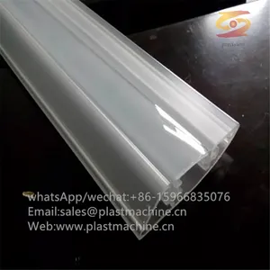PC PMMA LED LAMP SHADE PROFILE PRODUCTION LINE thumbnail-3