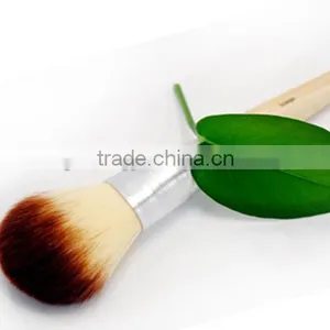 Face Use Bamboo Handle Synthetic Hair Powder Power Brush thumbnail-1