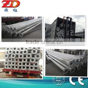 Single and Dual Arm Hot-dip Galvanized Street Light Pole Octagonal thumbnail-1