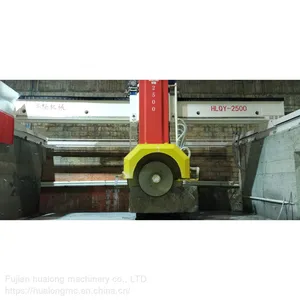 Hualong Machinery HLQY Series Bridge Multi-Blade Stone Block Cutting Machine for Granite Marble Sandstone Cutter Machinery thumbnail-3