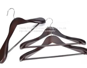 Luxury Natural Wood Coat Hangers For Garment thumbnail-2
