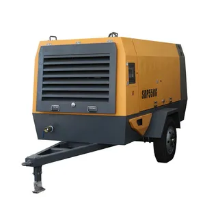Mining Compressor 21Bar Screw Diesel Air Compressor 185 Cfm Air Compressor Diesel Portable Mining Air Compressor Diesel Engine 185Cfm Jack Hammer thumbnail-4