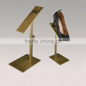Metal Standing Metal Adjustable Retail Shoe Display thumbnail-1