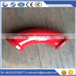Casting Concrete Pump Parts, DN125 Seamless Steel Pipe Elbow thumbnail-1