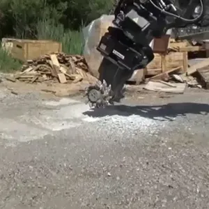 Milling Excavator, Concrete Pavement Milling, Tree Root Milling, Road Surface Crushing thumbnail-5