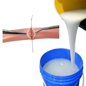 Soft Two Parts Silicone Rubber Elastic and Durable Wound Simulated Surgical Training Kit thumbnail-1