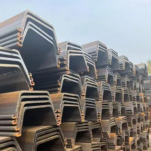 Sheet Pile 6M 12 Meters Sheet 2 Type Pile Steel Sheet Pz40 Pz22 S240GP S320GP S390GP Steel Sheet Pile thumbnail-2