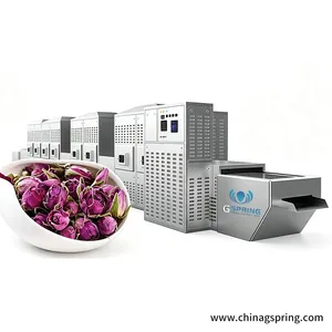 Most Popular Industrial Microwave Drying Line for Food Manufacturing Plant Continuous Microwave Dryer Machine thumbnail-5