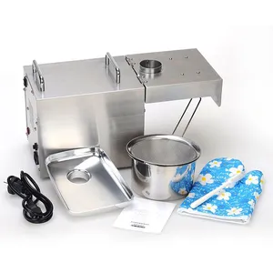 MO-Qdmdch High Oil Extraction Rate GW021 Automatic Stainless Steel Oil Press Machine Cold Hot Press for Peanut Sesame Walnut Seed Nut Home Use thumbnail-5
