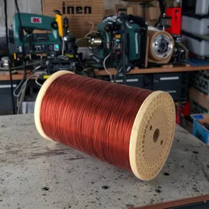 Insulated Enameled Copper Winding Wire 0.50-6.50mm Magnet Wire for Motor & Transformer Conductor thumbnail-5
