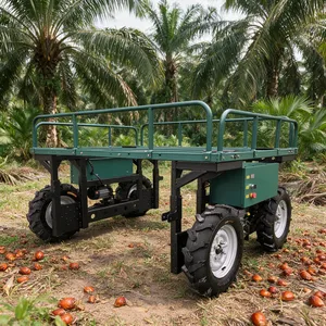 Commercial Electric Remote Control Transport Cart High Clearance Field Loading Platform thumbnail-3