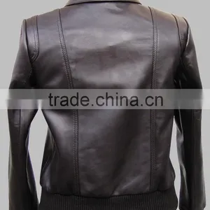 Genuine Leather Jacket Women thumbnail-3