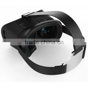 China Manufacturer 3D VR CASE VR BOX VIRTUAL REALITY GLASSES 2.0 + BLUETOOTH REMOTE VR Max thumbnail-4