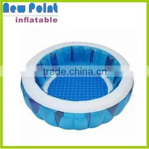 Bule Circle PVC Tramploine Inflatable Pool Toy for Family Use thumbnail-1