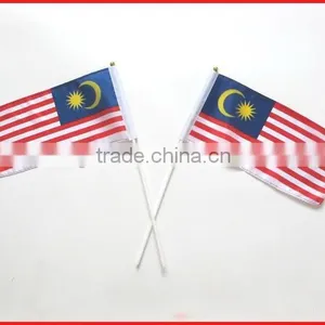 Wholesale Printed Hand National Flag in Malaysia Design thumbnail-1