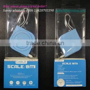 The Hottest Product Scale BMI Multi-function 2 in 1 Usb Cable for Iphone and Android Phone thumbnail-3