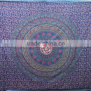 SEI TPQ -016 Bedsheet Bohemian Hippie Wall Hanging Cotton Tapestry Mandala thumbnail-5