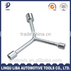 China Supplier Wholesale High Quality Carbon Steel Y Type Wheel Wrench thumbnail-3