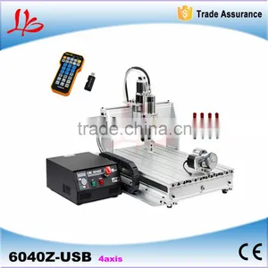 LY 6040 USB Port 4axis CNC Engraving Machine With Mach3 Remote Control ,good Combination thumbnail-1