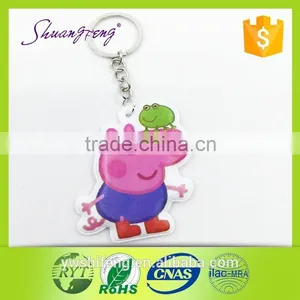 Factory Cheapest Price Fashion Design Pvc Keychain thumbnail-3