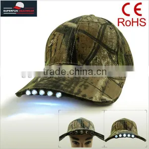 Factory Supply Camouflage LED Hats and Camo Hats Quality Choice thumbnail-5