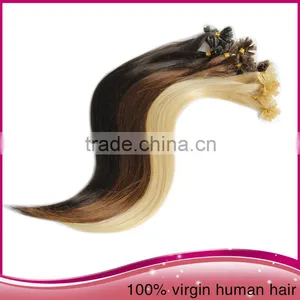 Hot Sale Soft And Shiny U-tip Hair Remy Straight Pre-bonded Hair Weaving thumbnail-2