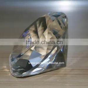 Wholesale Crystal Diamond Paper Weight With Printed Logo,acrylic Diamond Shape Paperweight,crystal Decoration thumbnail-1