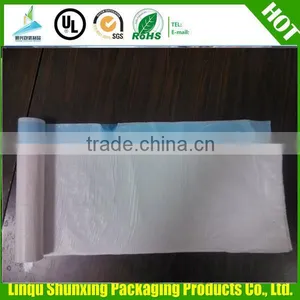 20 Mic LDPE and HDPE on Roll Plastic Trash Bag / 18mic MDPE Drawstring Bag thumbnail-4