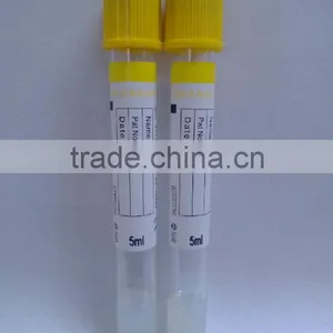 Yellow Top Color Gel Clot Activator Tube thumbnail-1