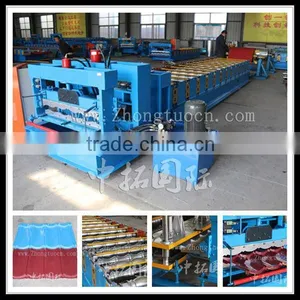 Color Tile Machine ,china Roof Tile Roll Forming Machine Price thumbnail-1
