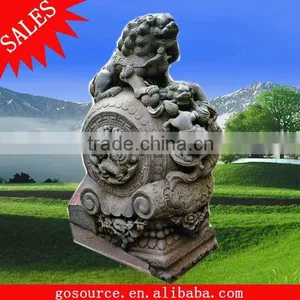 Stone Lion Sculpture for Decoration thumbnail-1