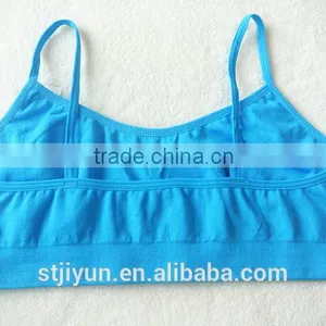 High Quality Wholesale Blue Seamless Teenage Girl Bra And Underwear thumbnail-5